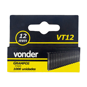 GRAMPO PINO 12MM VT12 2898612000 CAIXA COM 1.000 PEÇAS VONDER