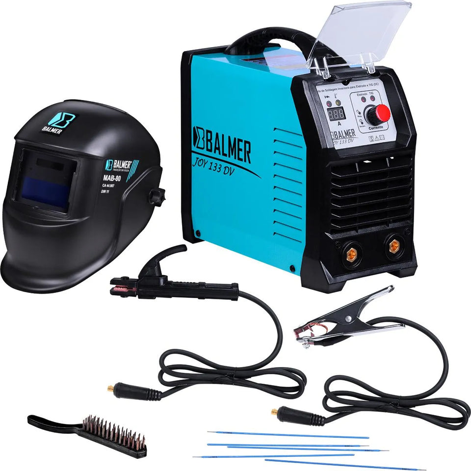 KIT COM INVERSORA DE SOLDA + MÁSCARA  I MAKE 130 BALMER