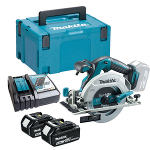 SERRA CIRCULAR À BATERIA 18V DHS680RTJ MAKITA COM DISCO 2 BATERIAS MAKITA