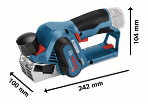 PLAINA 12V GHO 12V-20 SEM BATERIA E CARREGADOR 06015A7000 BOSCH