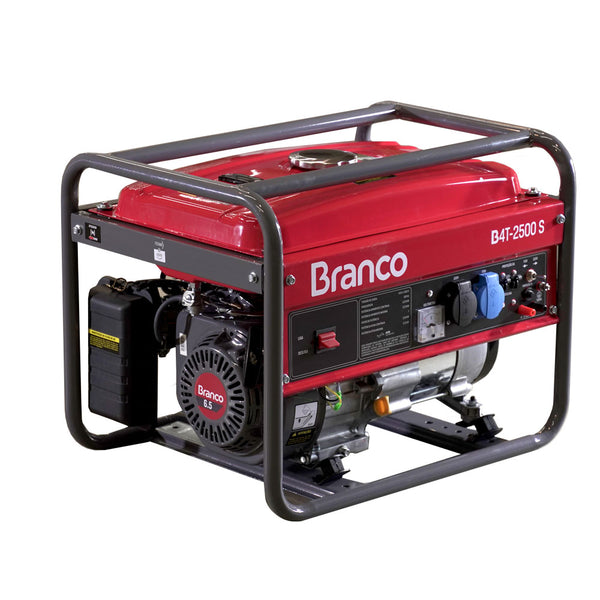 GERADOR DE ENERGIA BRANCO A GASOLINA B4 T2500SE 2,2KVA BIVOLT