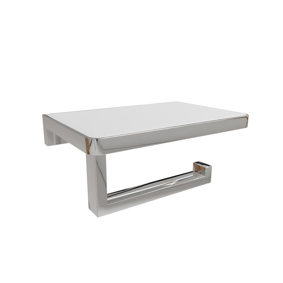 PAPELEIRA SUPORTE ETERNA INOX POLIDO 170MM 23601 ITALY LINE