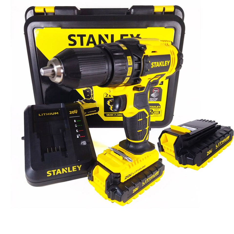 PARAFUSADEIRA/FURADEIRA 20V LI-ION 1/2" SCD20C2K STANLEY