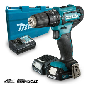 PARAFUSADEIRA / FURADEIRA DE IMPACTO 3/8" 12V 2 BATERIAS HP333DWYE MAKITA