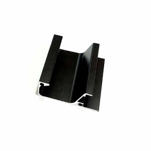 PERFIL PUXADOR PGM024 PARA PERFIL 18MM PRETO 6 METROS GMAD