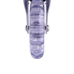 RODÍZIO DE SILICONE TRANSPARENTE SEM FREIO 100MM GMAD