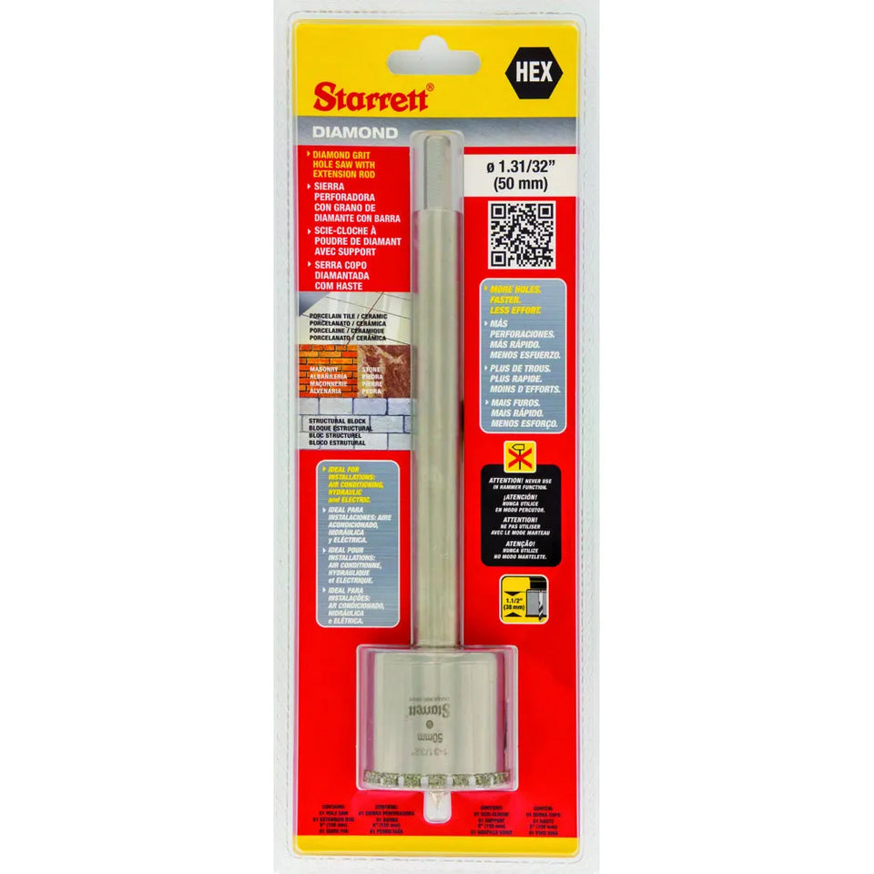 SERRA COPO DIAMANTADA DE 50MM DE050M STARRET