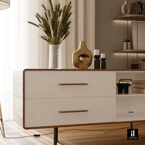 PUXADOR ZIGRINATO IL1780 GRAFITE ESCOVADO 128MM  ITALY LINE